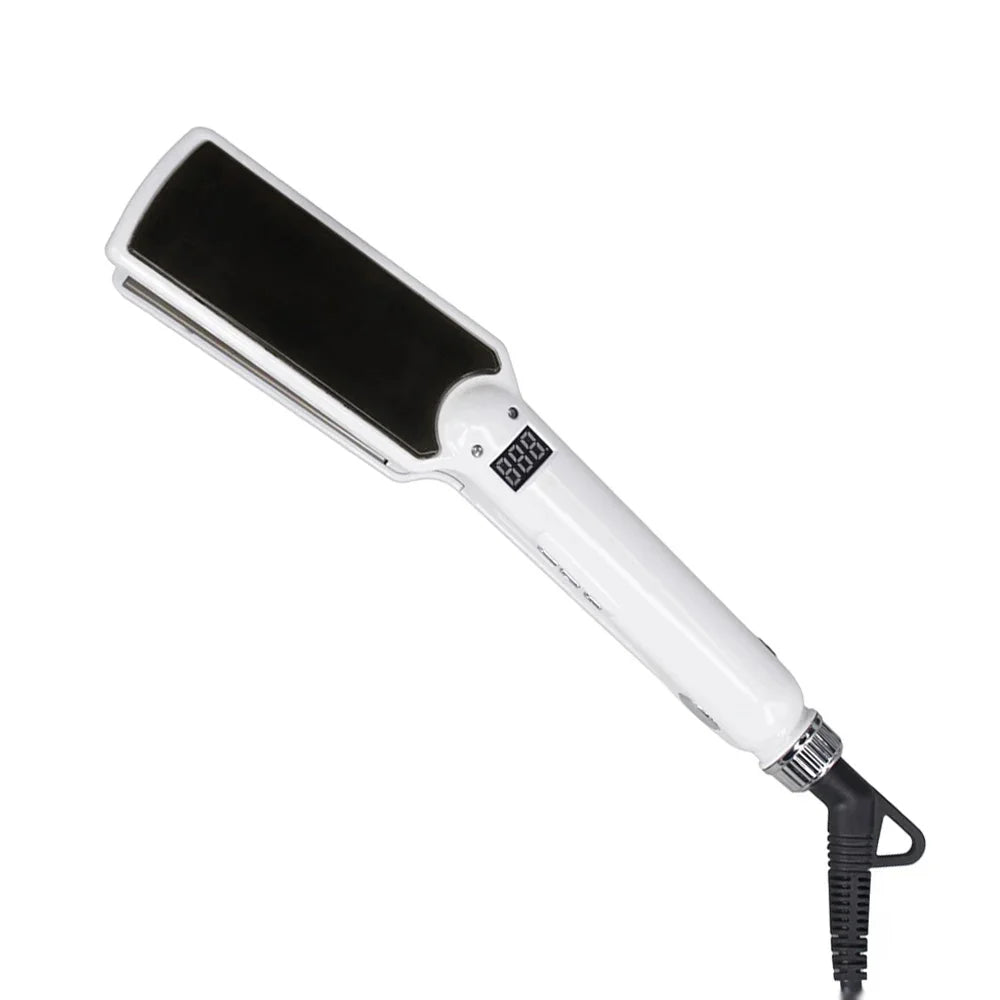 Professional Wide Plate Hair Straightener  Digital Titanium Styling Iron - Product detail 6