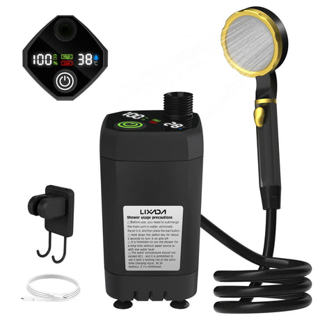 Portable Digital Shower Pump  Smart Battery-Powered Camping System - Product detail 10