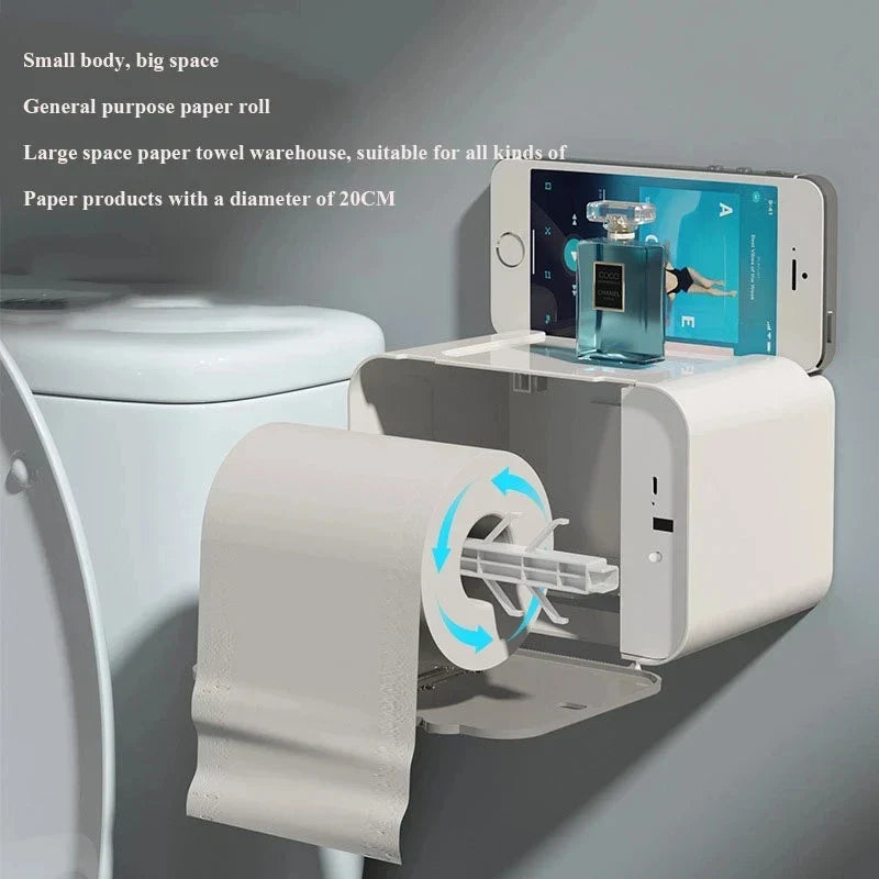 Smart Touchless Tissue Dispenser  Wall-Mount Automatic Paper Holder - Product detail 4