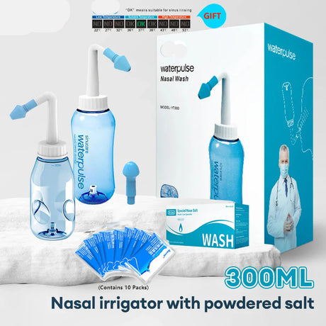 Nasal Wash System  300ml Irrigator With Temperature Control - Product showcase