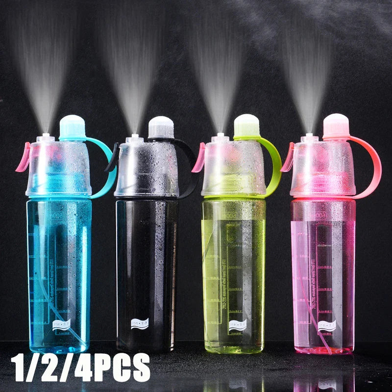 Dual Function Sports Water Bottle  Mist Spray  Hydration System - Product showcase
