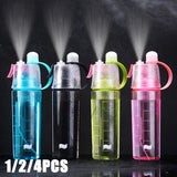 Dual Function Sports Water Bottle  Mist Spray  Hydration System - Product showcase