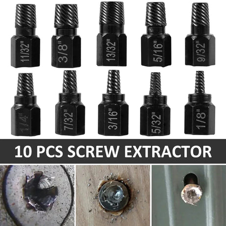 Professional Screw Extractor Set  Heat-Treated Chrome-Moly Steel - Product detail 13