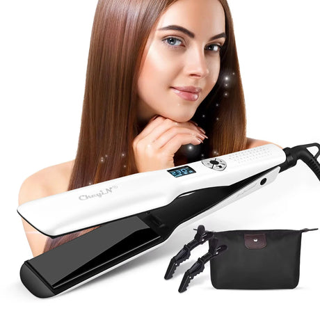 Professional Hair Straightener  Digital LCD Temperature Control - Product showcase