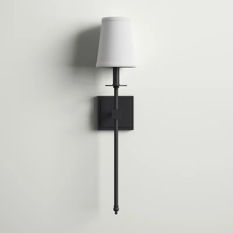 Modern Wall Sconce  Brushed Gold Crystal Accent - Product detail 6