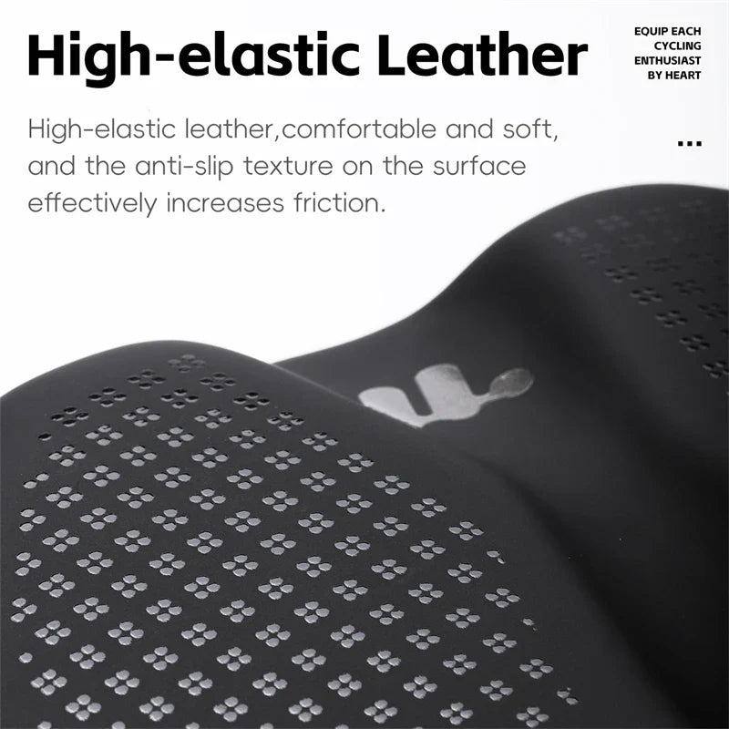 Ergonomic Bike Saddle  Shockproof Leather Cushion Design - Product example