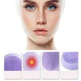 Silicone Facial Cleansing Brush  Waterproof Anti-Aging Massager - Product detail 4