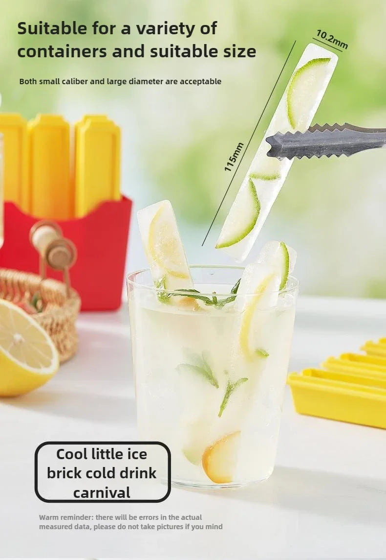Long Ice Stick Mold  Slim Silicone French Fries Design - Product detail 11