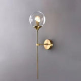 Modern Wall Sconce  Brass Globe LED Light Fixture - Product detail 8