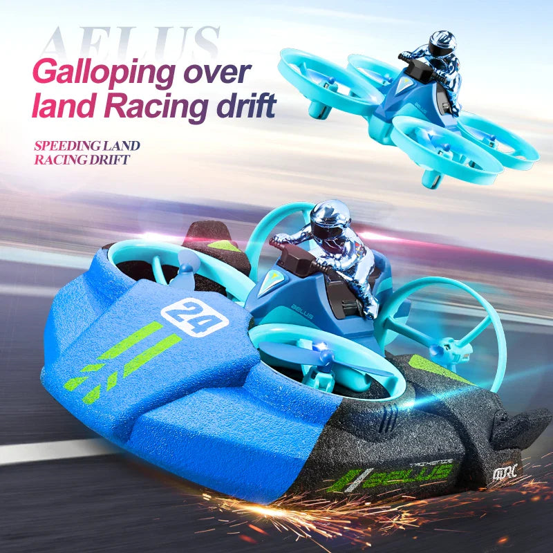 3-in-1 RC Drone Hovercraft  Water Land Air Vehicle - Product example