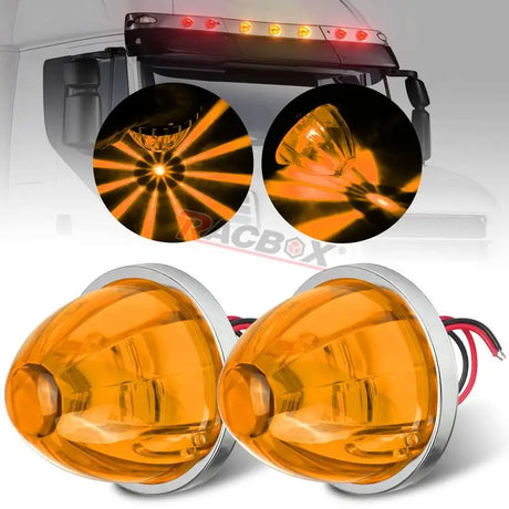 LED Marker Light  Heavy Duty Amber Vehicle Safety Light - Product showcase