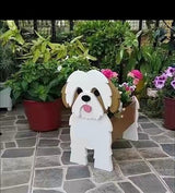 Boston Terrier Planter  Decorative Garden Dog Sculpture - Product detail 27