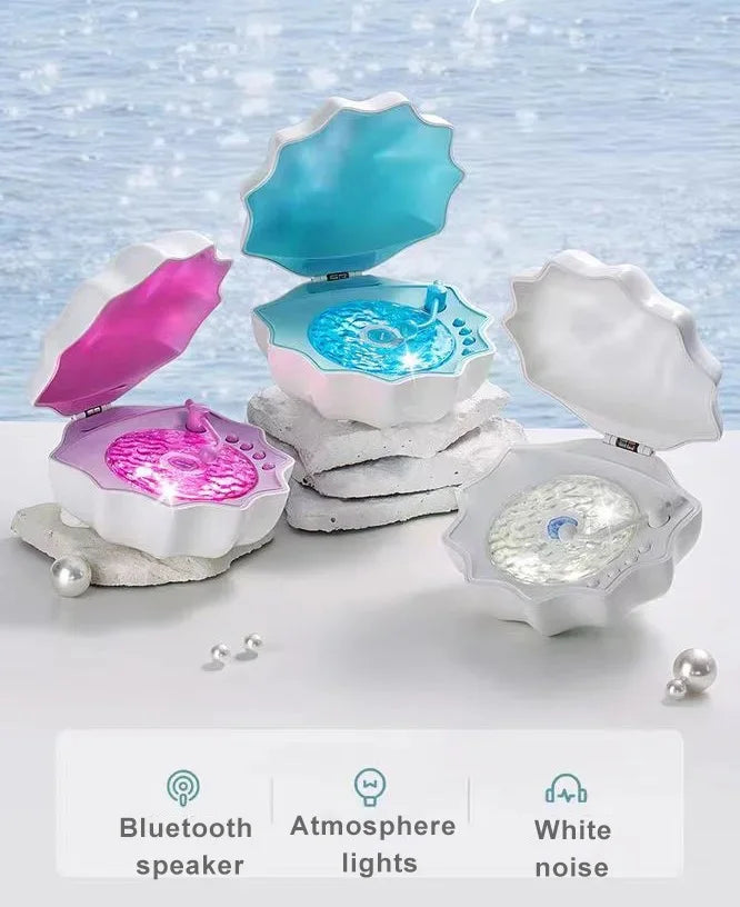 Coastal Night Light Speaker  Shell Design With Ocean Ambience - Product detail 10