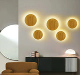 Modern Wooden Wall Light  Natural Aluminum Finish - Product detail 5