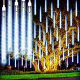 LED Meteor Shower Lights  Waterproof Cascading Outdoor Tubes - Detailed view
