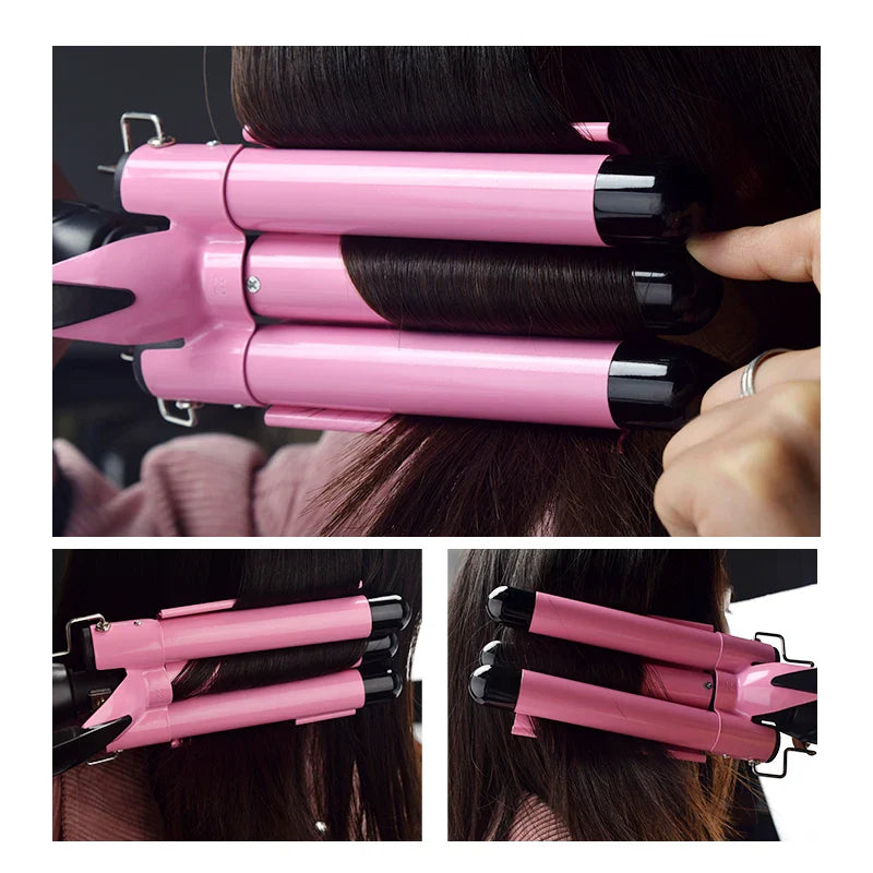 Triple Barrel Hair Waver  Professional Ceramic Wave Styler - Product detail 7