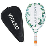 Beach Tennis Paddle  Floral Design Carbon Fiber Racquet - Product showcase