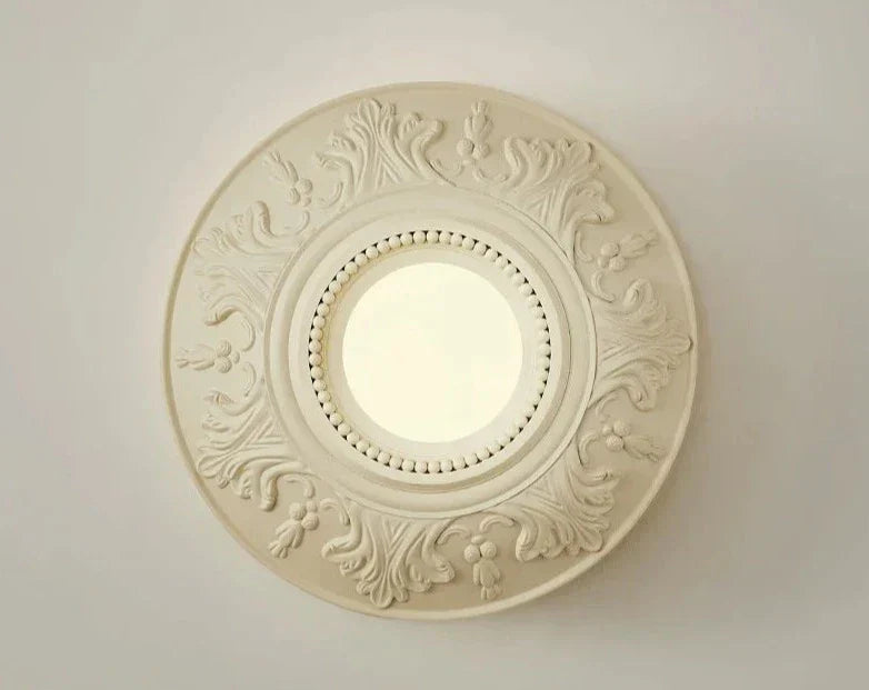 Vintage Ceiling Light  Ornate Floral Relief Pattern - Product detail 13