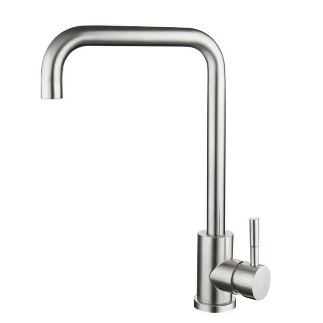 Modern Kitchen Faucet  Premium Stainless Steel Single Handle Design - Product showcase