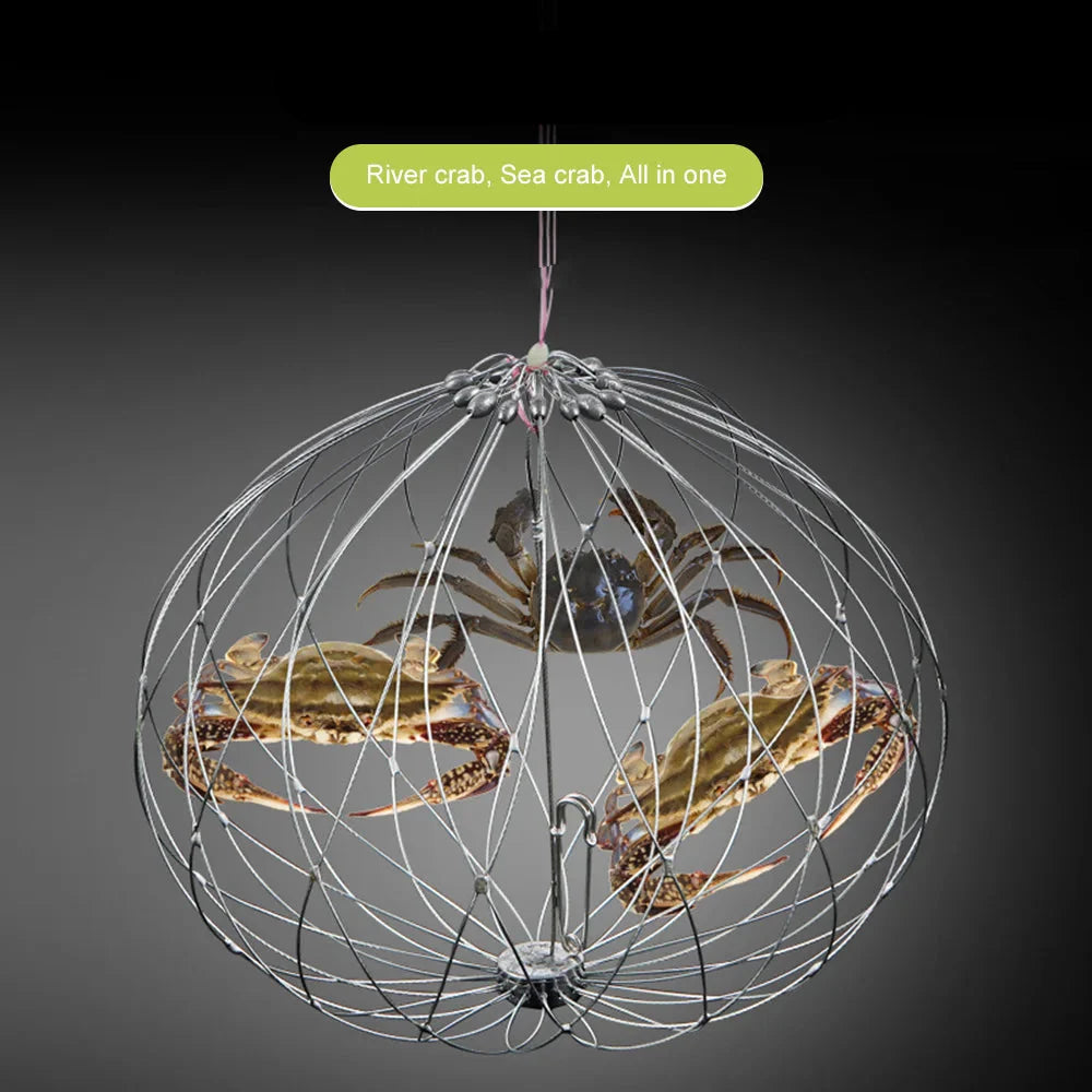 Collapsible Fishing Trap Net  Stainless Steel Mesh Design - Product detail 6