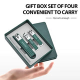 Professional Nail Care Set  Stainless Steel Manicure Kit In Storage Box - Detailed view