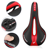 Ergonomic Bike Saddle  Gel Cushioned Ventilated Design - Detailed view