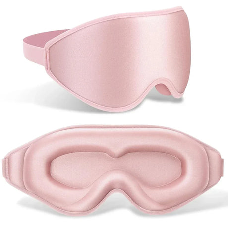 3D Contoured Sleep Mask  Memory Foam Light Blocking Design - Detailed view