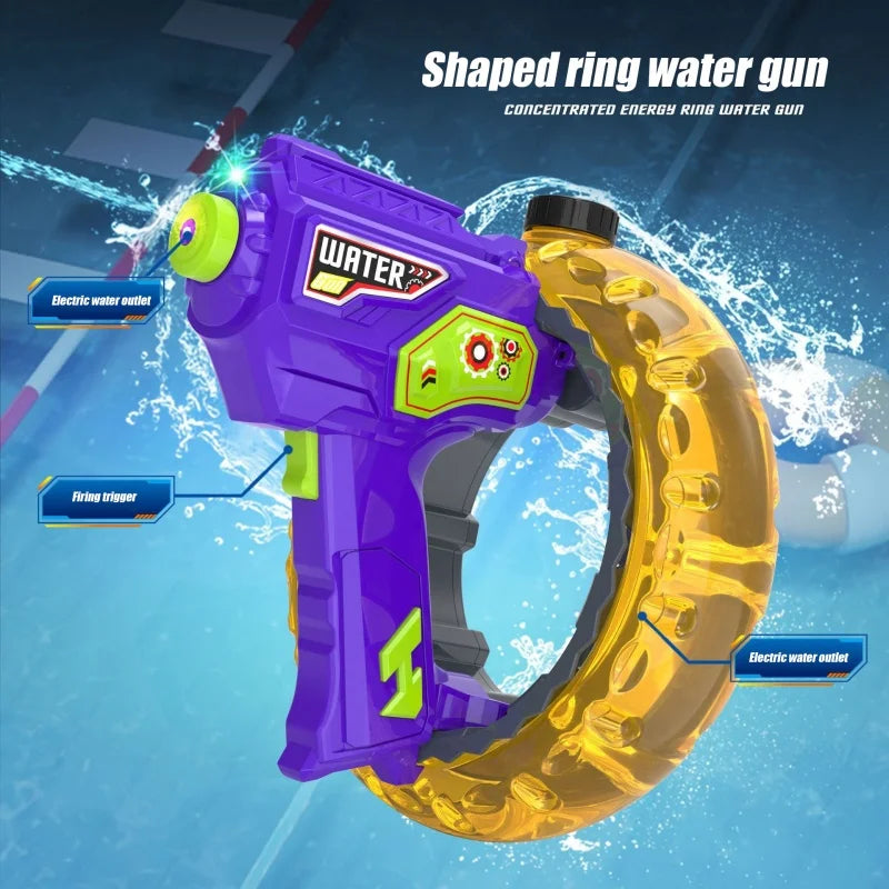 Kids Water Blaster Gun  LED Light-Up Wrist Ring Design - Product detail 5
