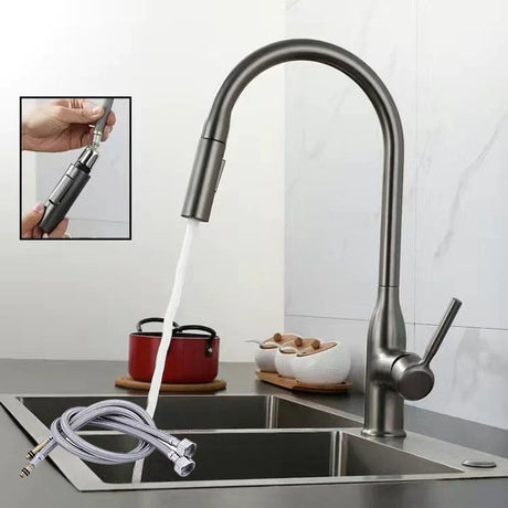 Modern Kitchen Faucet  Pull Down Spray Head With Dual Mode - Product detail 8
