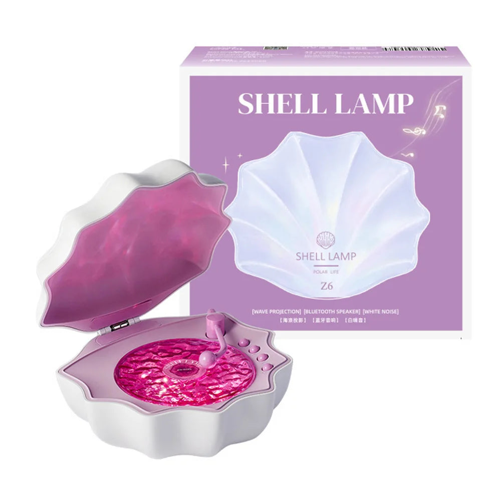 Coastal Night Light Speaker  Shell Design With Ocean Ambience - Product detail 14