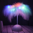 Feather Table Lamp  White LED Plume Design - Product detail 4