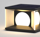 Solar Garden Pillar Light  Cube Design With Auto Sensor - Product detail 8