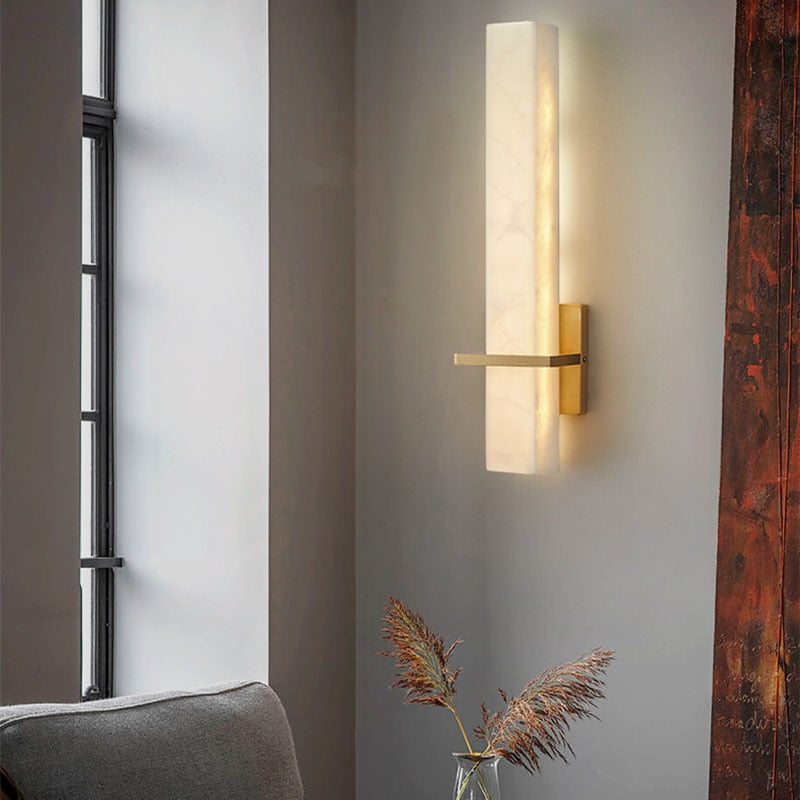 Modern LED Wall Lamp  Vertical Bar Design in White - Product detail 4