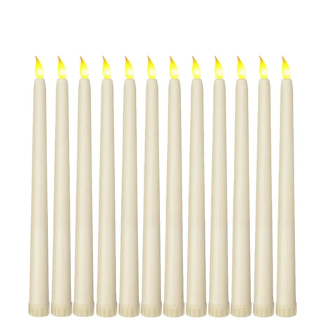 LED Black Taper Candles  Flameless Gothic Dining Decor - Product detail 8