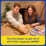 Magnetic Strategy Board Game  Golden Geometric Pieces Design - Product example