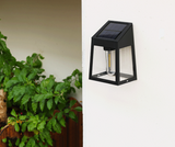 Solar Outdoor Wall Light  Modern Black Metal Frame - Product detail 5