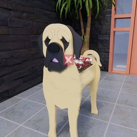 Boston Terrier Planter  Decorative Garden Dog Sculpture - Product detail 29