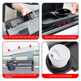 Car Door Storage Organizer  Multi-Function Cup Holder With Phone Slot - Detailed view