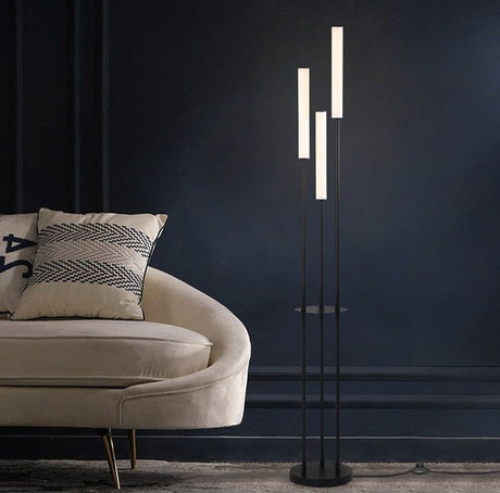 Modern LED Floor Lamp  Triple Light Aluminum Design - Product detail 7