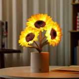 Sunflower Table Lamp  LED Floral Night Light - Product detail 4