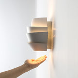 Modern Wall Sconce  Layered Metal Design with Dual Light Effect - Product detail 11
