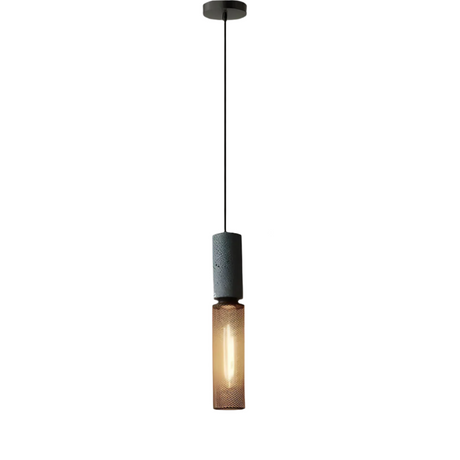 Industrial Pendant Light  Concrete Iron Mesh Design - Product detail 12