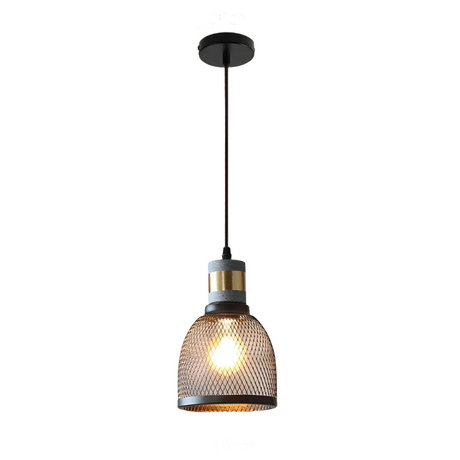 Industrial Pendant Light  Concrete Iron Mesh Design - Product detail 15