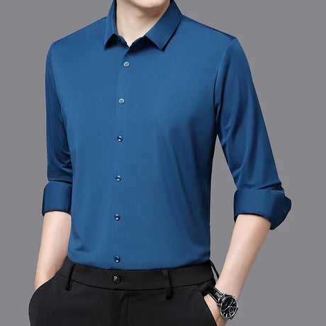 Professional Stretch Dress Shirt  Moisture-Wicking Comfort Fit - Product detail 13