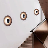 Modern LED Wall Light  Textured Carbon Ring Design - Product detail 5