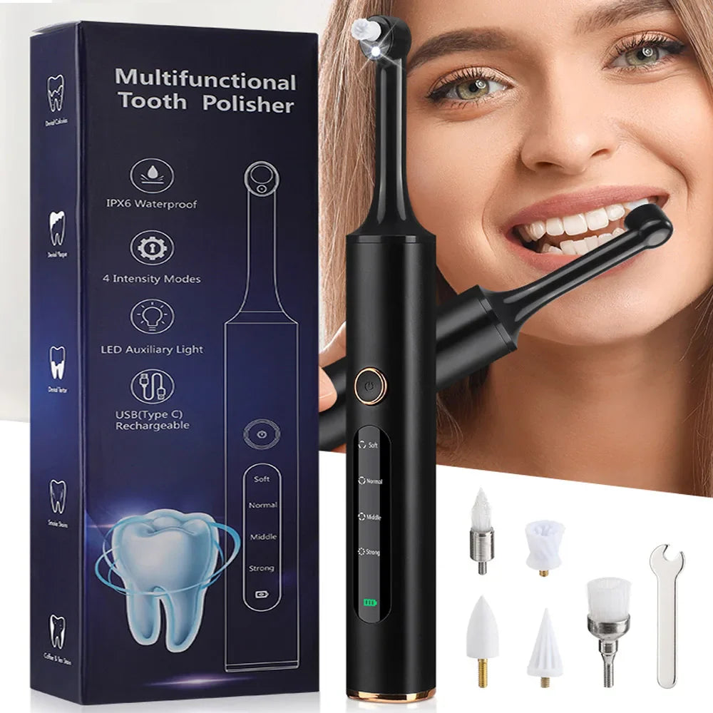 Professional Dental Polisher  Wireless Tartar Remover with LED Light - Product showcase