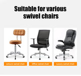 Office Chair Caster Wheels  Heavy Duty Rubber Rolling Set - Product detail 8