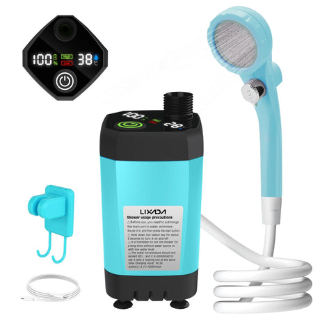 Portable Digital Shower Pump  Smart Battery-Powered Camping System - Product detail 12