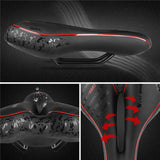 Premium Bike Saddle  Gel Comfort Technology with Red Accent - Product detail 5