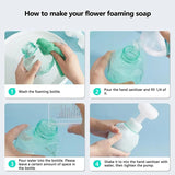 Geometric Soap Dispenser  Crystal-Cut Design With Foam Flower - Product detail 4
